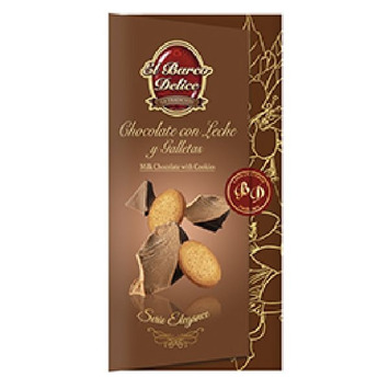 Chocolate con Leche y Galleta 100gr