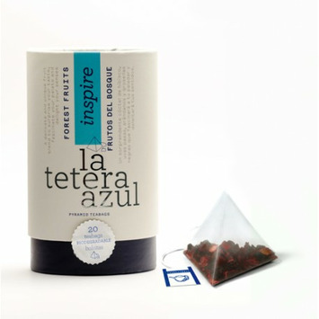 Bote Pirámides Frutos del Bosque "La Tetera Azul"