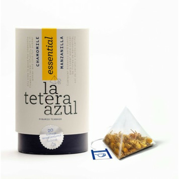 Bote Pirámides Manzanilla "La Tetera Azul"