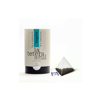 Bote Pirámides Tea &amp; Chocolate "La Tetera Azul"