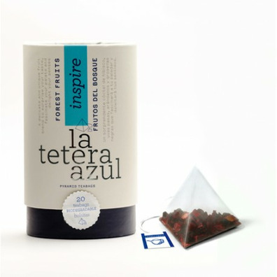 Bote Pirámides Frutos del Bosque "La Tetera Azul"